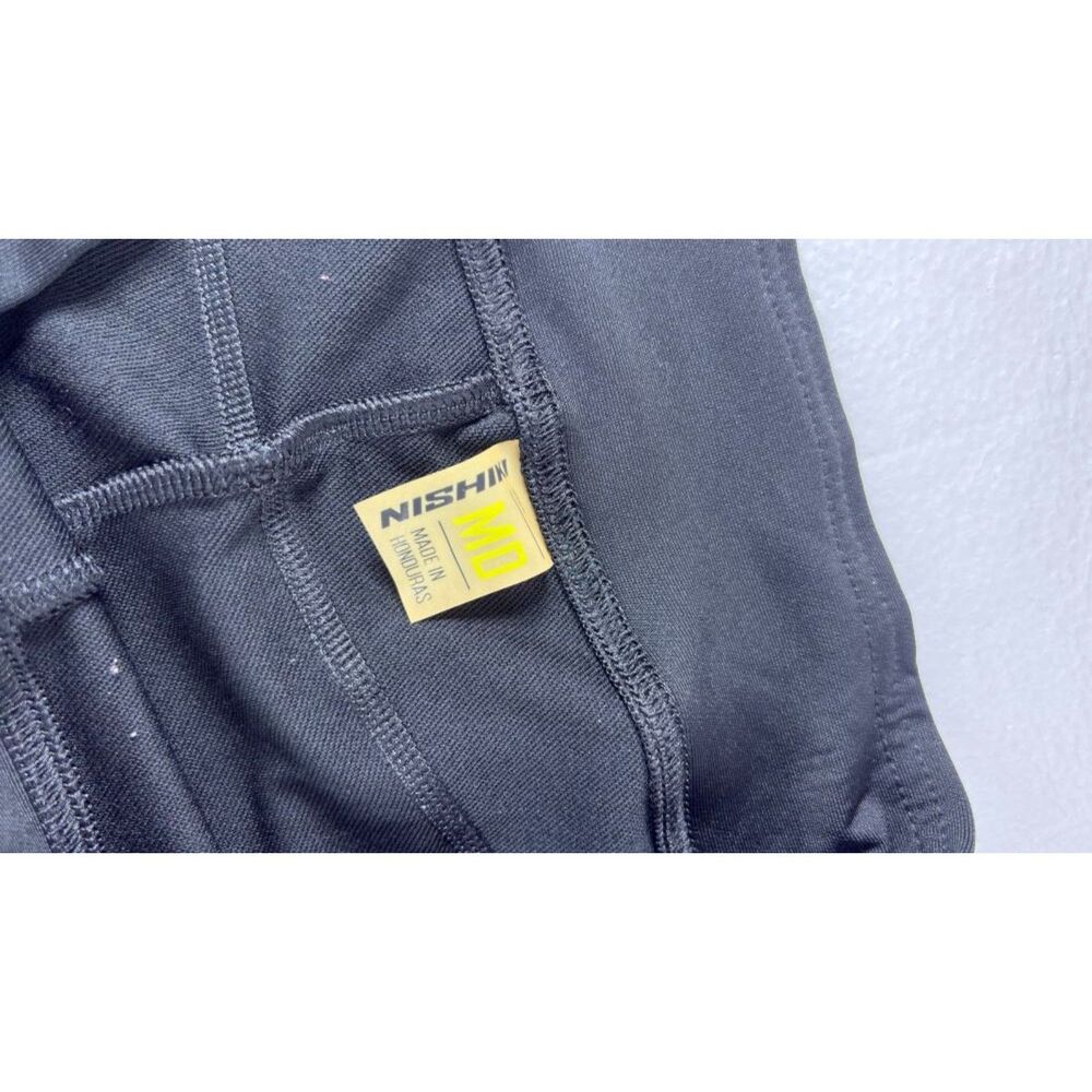CANARI and Nishiki Capri Bike Pants Womens Black Padded Cycling Shorts Size M - Picture 13 of 13
